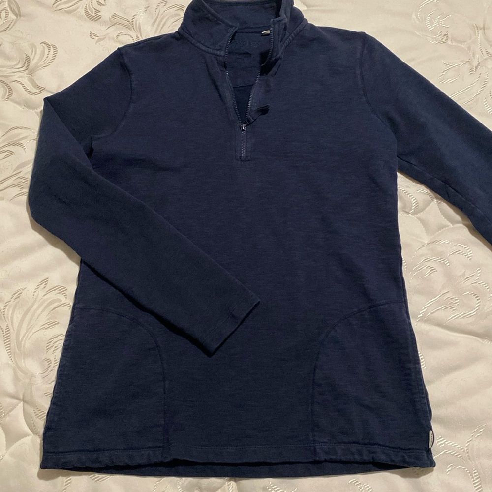 Women’s Navy Half-Zip Sweatshirt